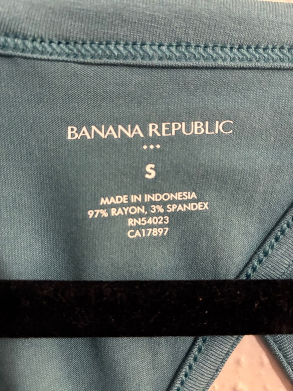 Banana Republic Teal Long-Sleeve Women's Top - Picture 2 of 5